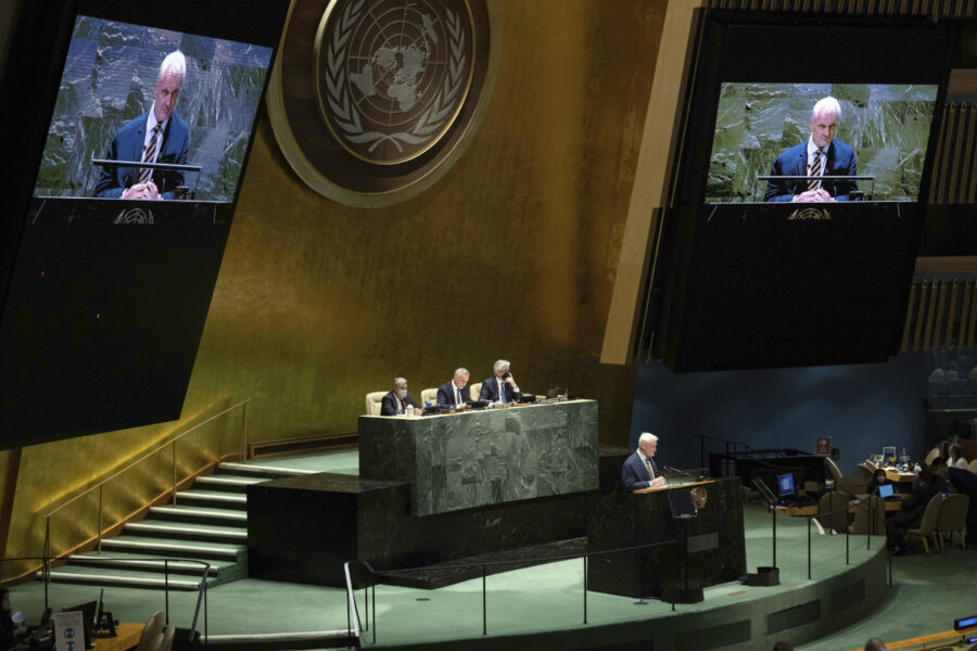 Brittiske Graham Stuart höll tal under inledningen av översynen av NPT-avtalet i början av augusti.
