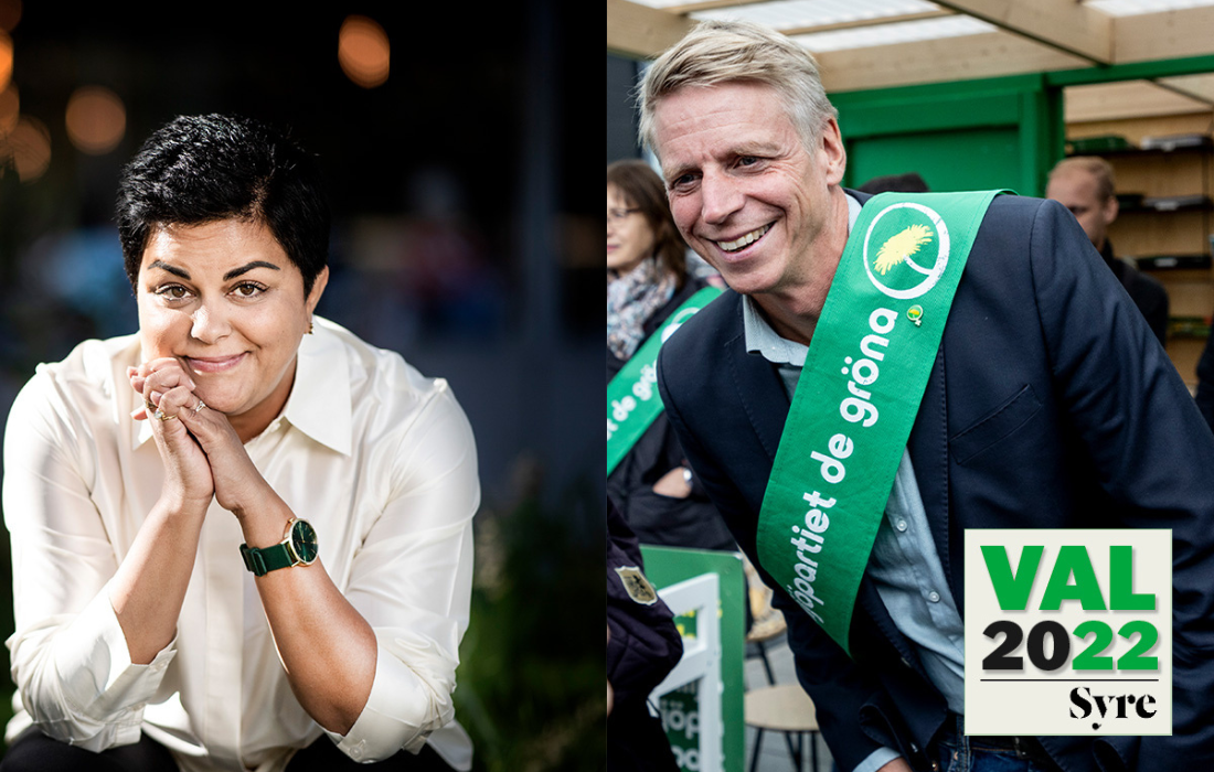 Parul Sharma, styrelseordförande för Amnesty Sverige, valarbetar tillsammans med Miljöpartiets språkrör Per Bolund.