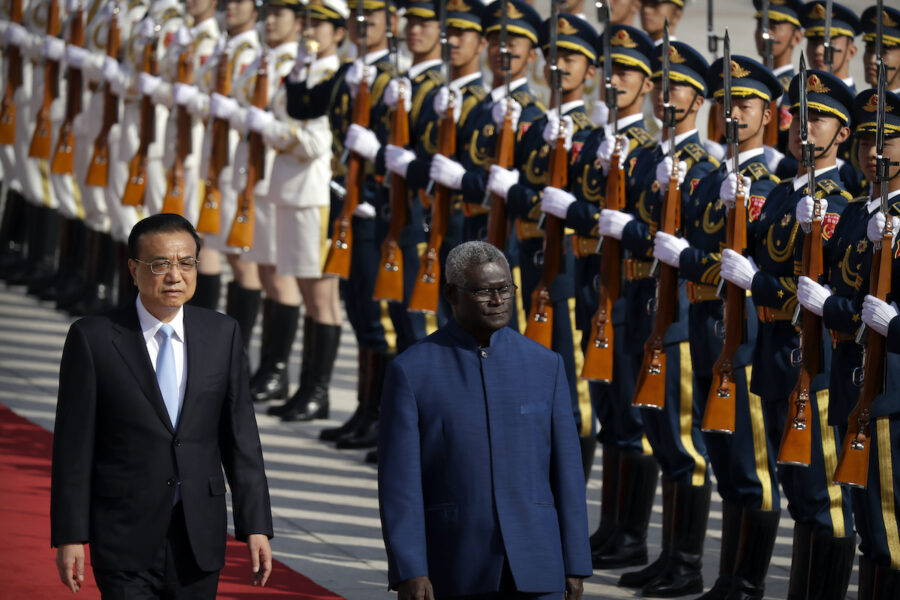 Kina och Salomonöarna har knutit an under flera års tid.