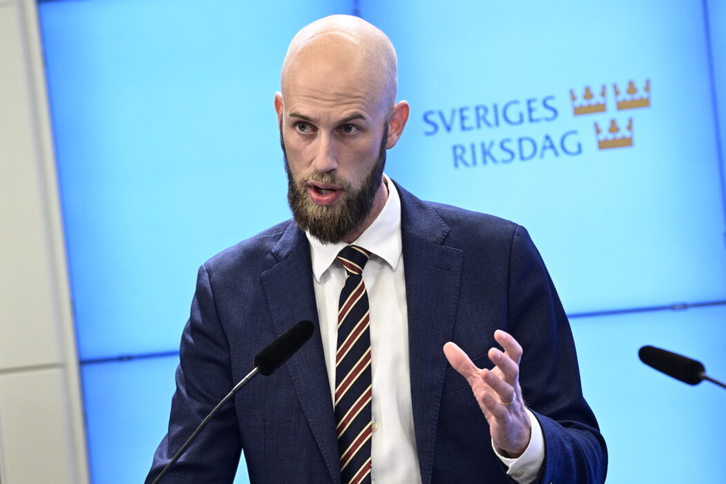 Moderaternas energi- och näringspolitiska talesperson Carl-Oskar Bohlin.