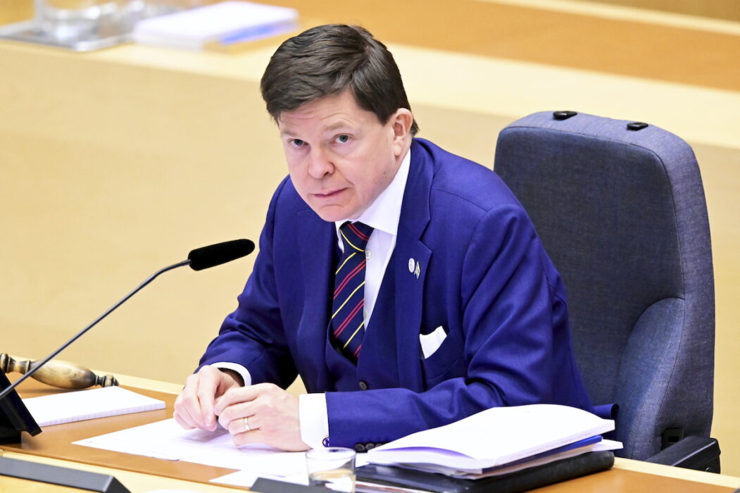 Riksdagens talman Andreas Norlén.