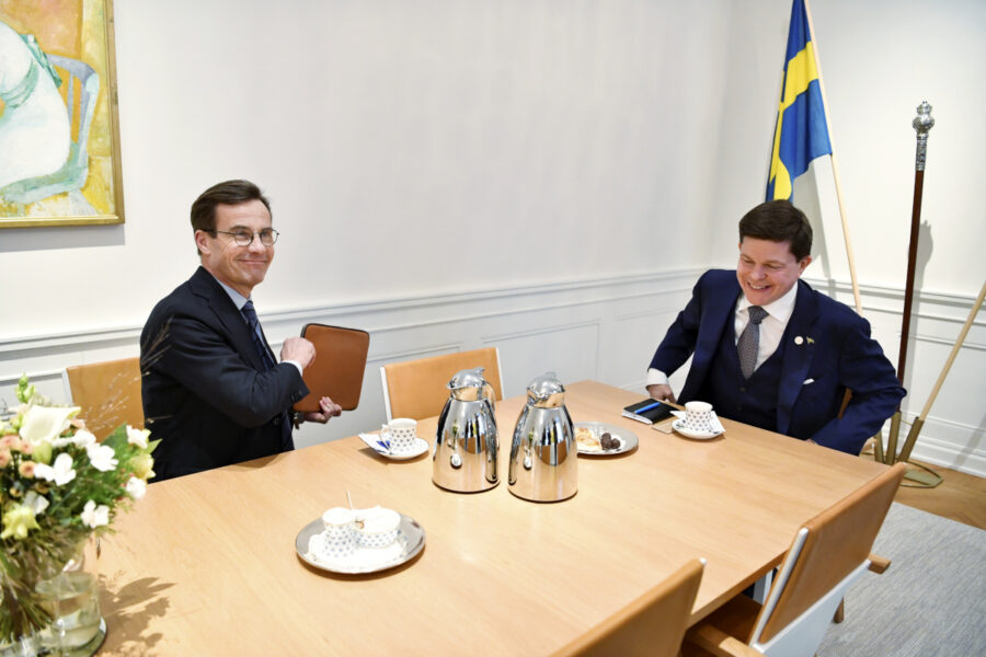 Ulf Kristersson (M) väntas få uppdraget av talmannen att sondera för en ny regering.