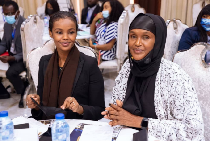 Ilwad Elman och Fartuun Adan som grundat den somaliska organisationen Elman Peace.