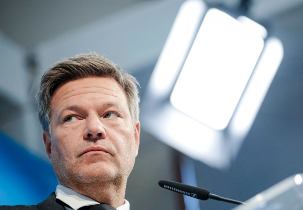 Tysklands vicekansler och ekonomiminister Robert Habeck, från partiet De gröna.