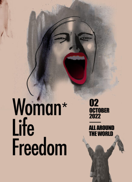 Den 2 oktober 2022 går vi tillsammans ut på gatorna i våra städer, skriver The Collective of Iranian feminists.