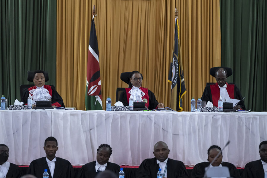 Kenyas Högsta domstol bekräftar utfallet från presidentvalet den 9 augusti.