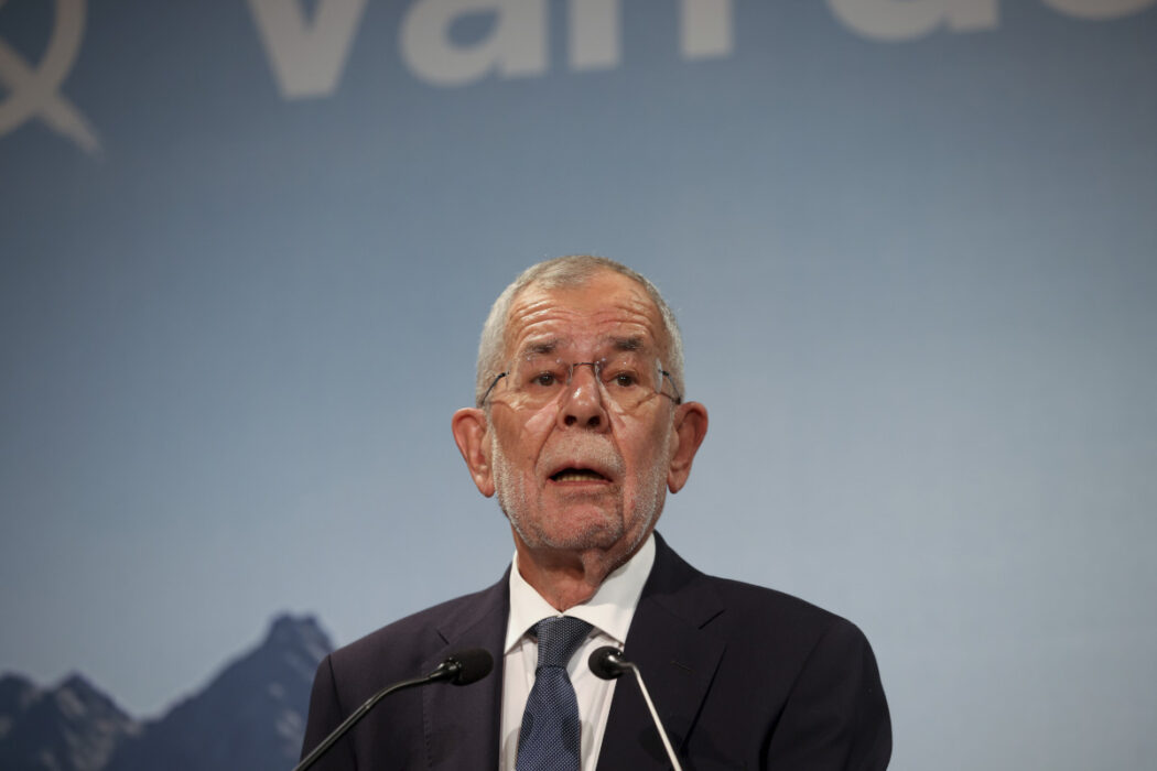 Österrikes president Alexander Van der Bellen.