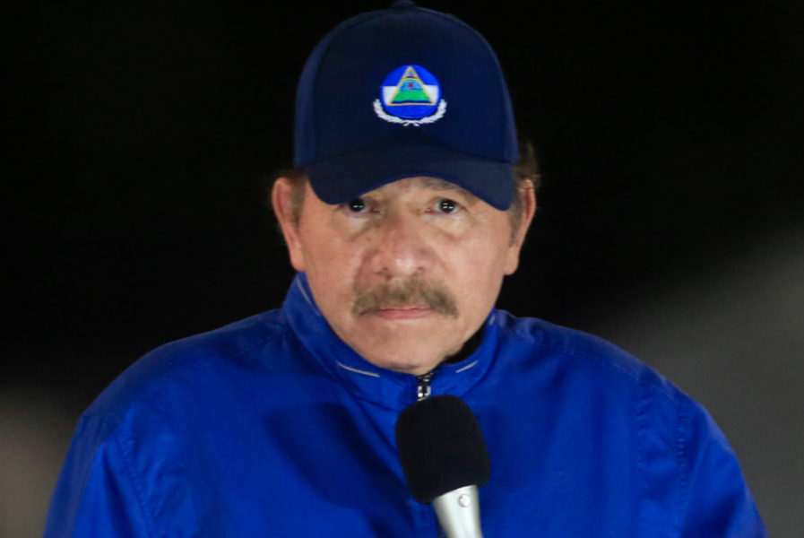 Nicaraguas president Daniel Ortega.