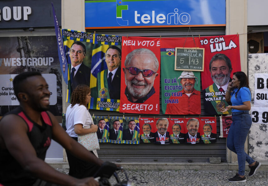Den första omgången av valet i Brasilien visar på den geografiska klyftan i landet.