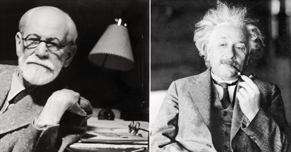 ”En i dag, tror jag, bortglömd brevväxling mellan Albert Einstein och Sigmund Freud ägde rum 1931–1932 om möjligheterna till fred”, skriver Göran Dahl.