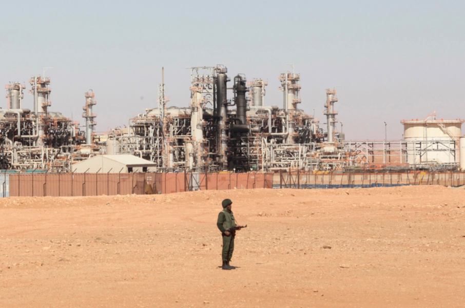 Gasanläggning i In Amenas, Algeriet.