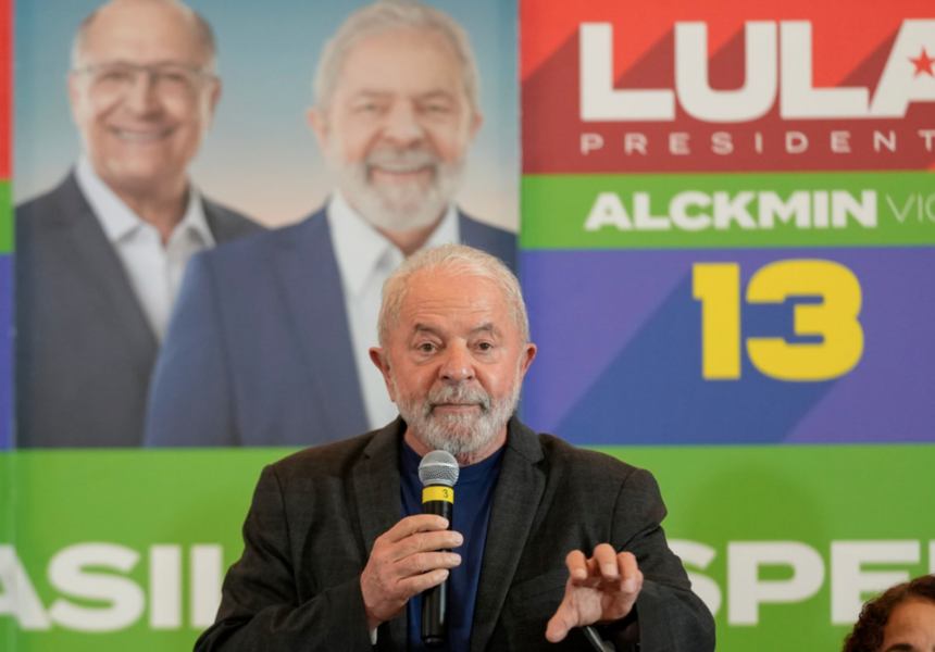 Kandidaten och tidigare preisdenten Luiz Inácio "Lula" da Silva fick störst stöd i första valomgången.