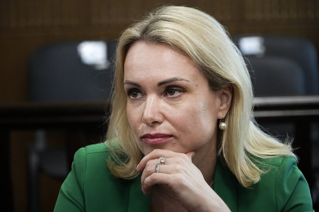 Den ryska tv-journalisten Marina Ovsjannikova.