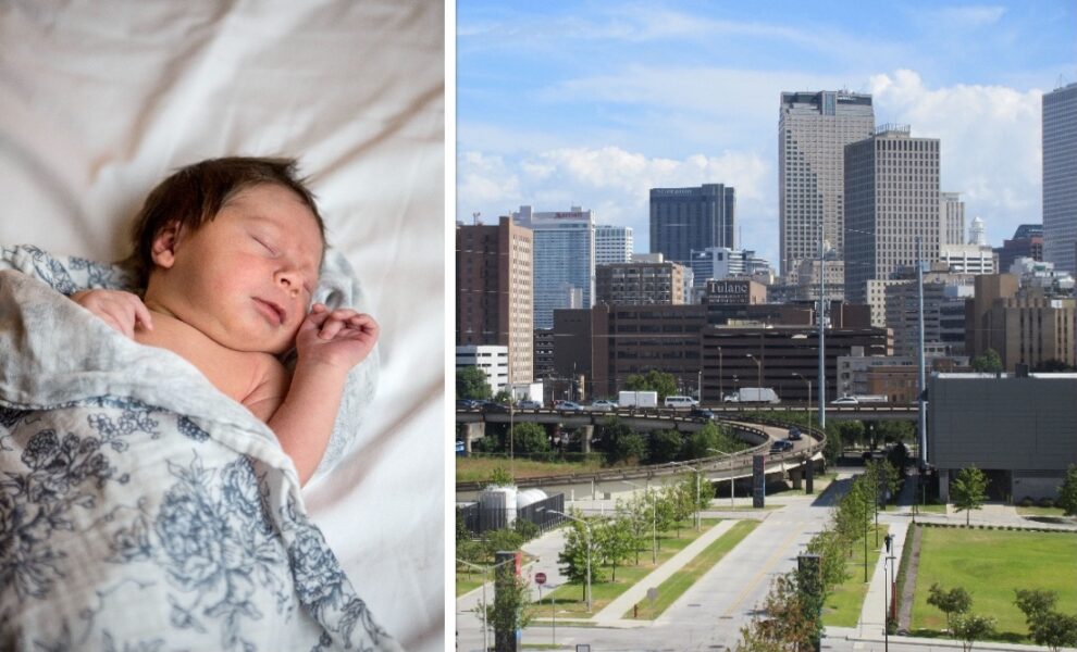 Studien som kopplade basinkomst till bebisars ökade hjärnaktivitet genomfördes bland annat i New Orleans.