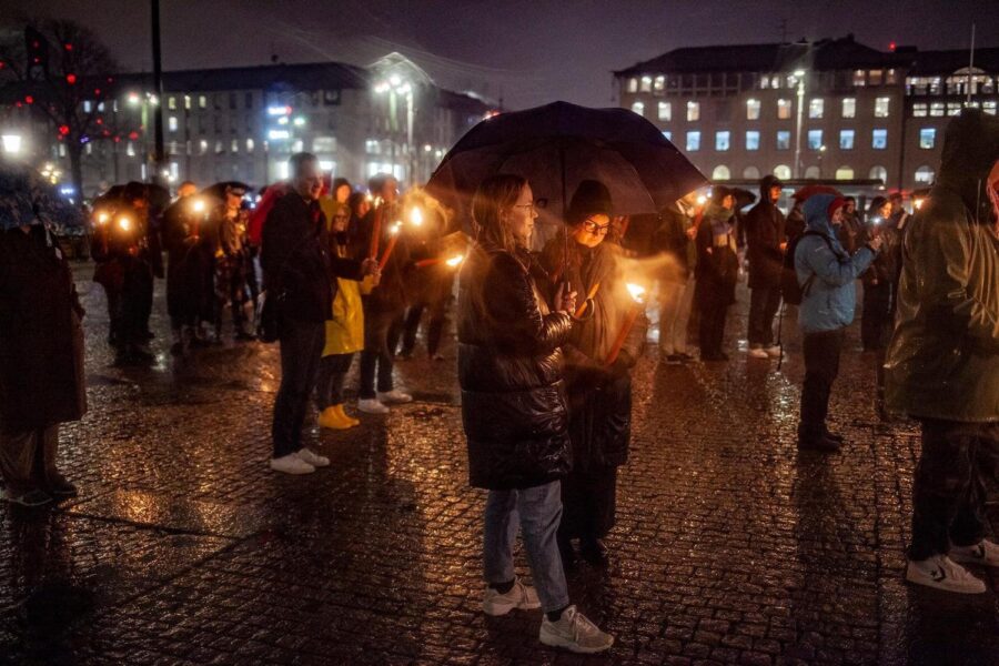 Manifestationer till minne av Kristallnatten har hållits under många år i Göteborg.