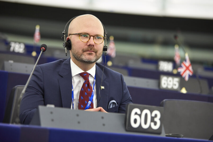 EU-parlamentsledamoten Charlie Weimers (SD).