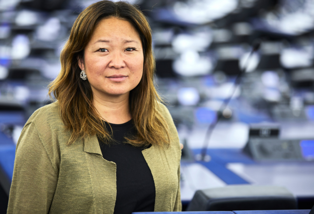 Svenska EU-parlamentsledamoten Jessica Polfjärd (M).