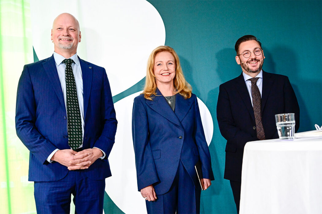Centerpartiets valberedningen presenterar partiets kandidater till ny partiledare efter Annie Lööf.