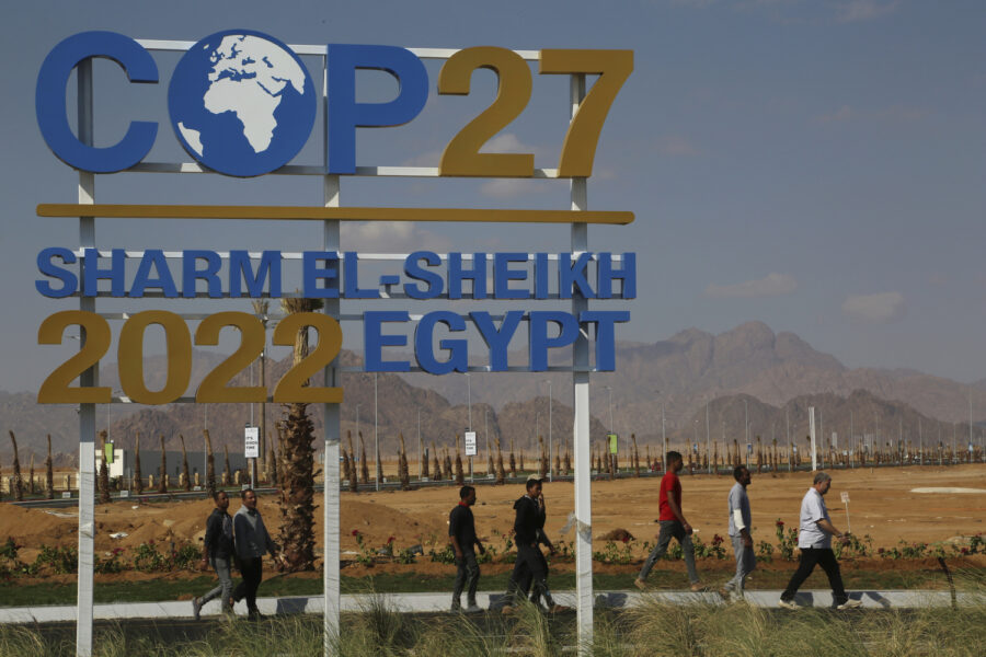 Sharm el-Sheikh i Egypten, där FN:s klimatkonferens nu pågår.