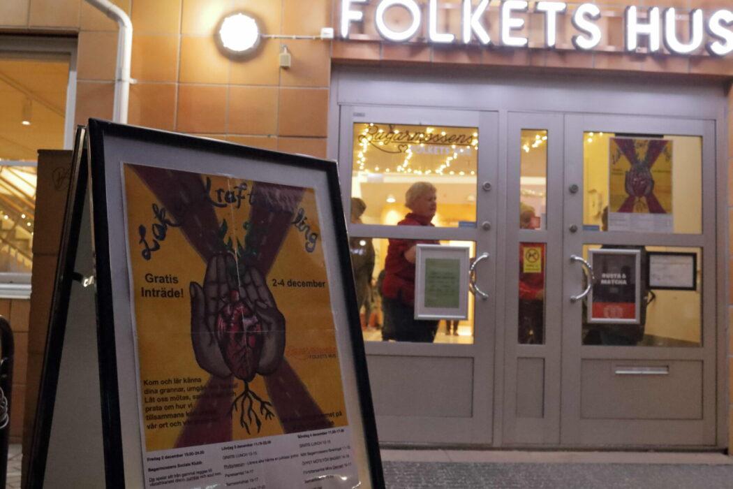 Bagarmossens Folkets hus var välbesökt under lördagen.