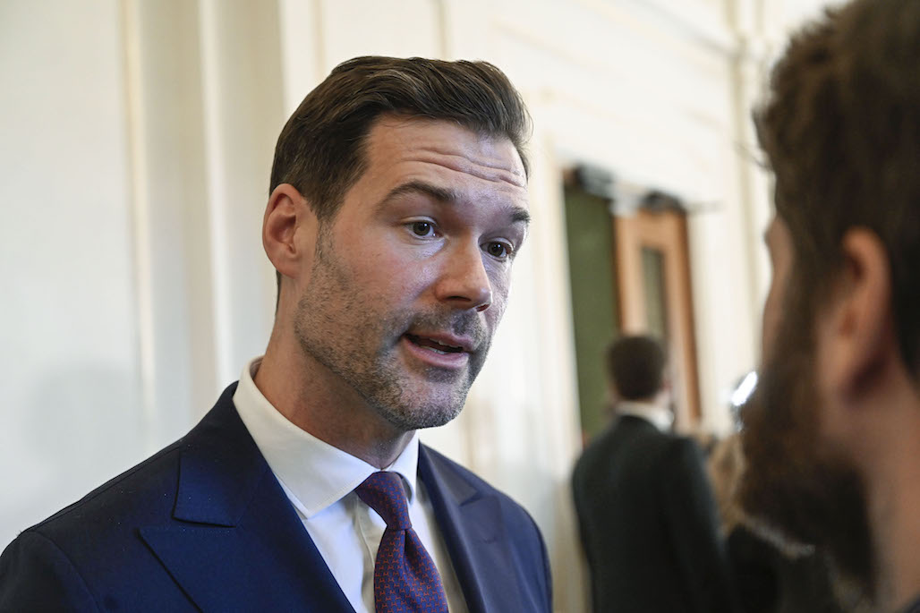 Bistånd- och utrikeshandelsminister Johan Forssell (M).
