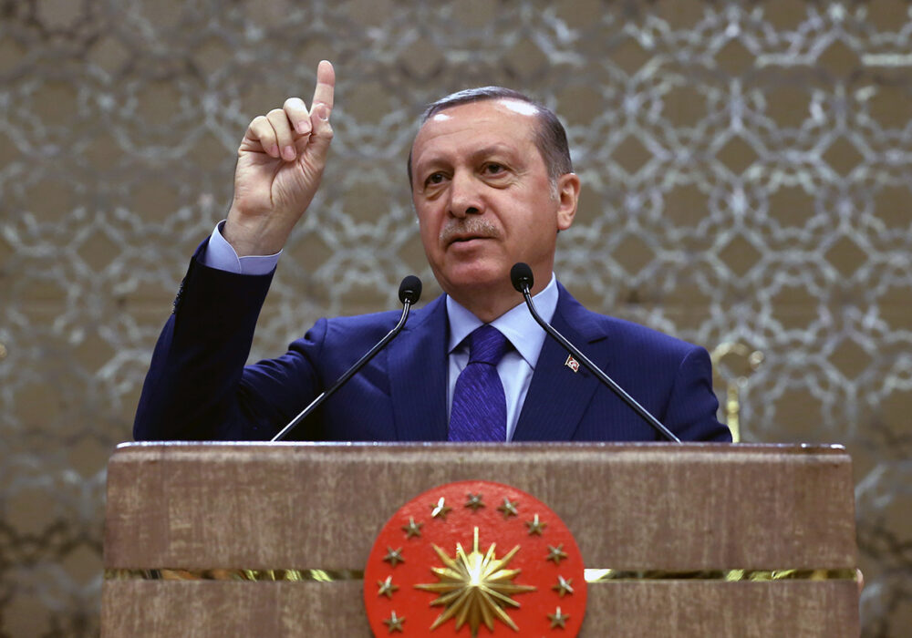 Turkiets president Recep Tayyip Erdogan.