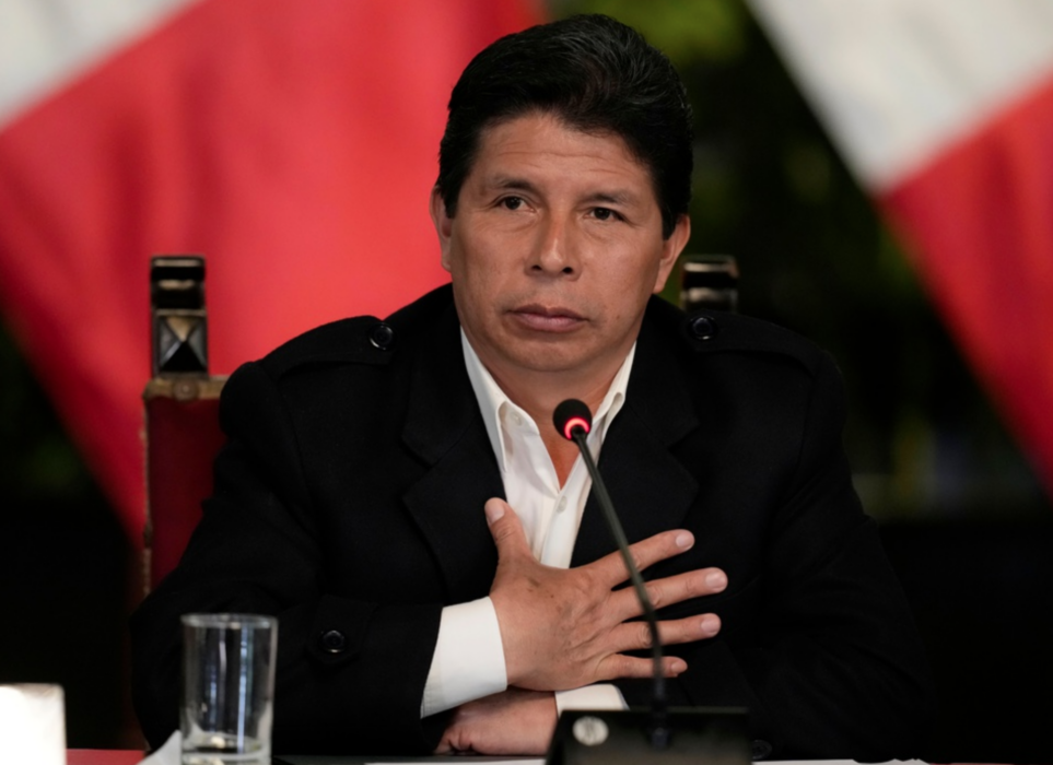 Perus president Pedro Castillo.