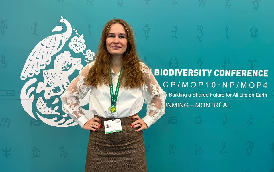 Amanda Björksell är representant för svenska ungdomar under COP15, ett miljömöte som ska hamra fram ett ”Parisavtal för naturen”.