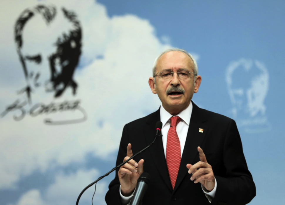 Kemal Kilicdaroglu, ledare för det turkiska oppositionspartiet CHP.