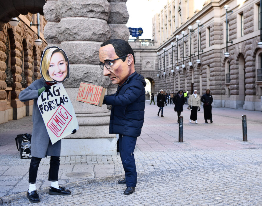 Under förra veckan genomförde Skiftet en första protest mot planerna att sekretessbelägga elstödet.