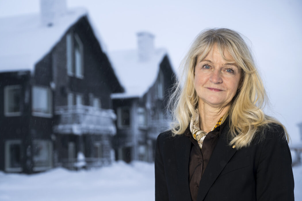 Charlotte von Essen, chef för Säkerhetspolisen, under Folk och Försvars rikskonferens i Sälen på tisdagen.