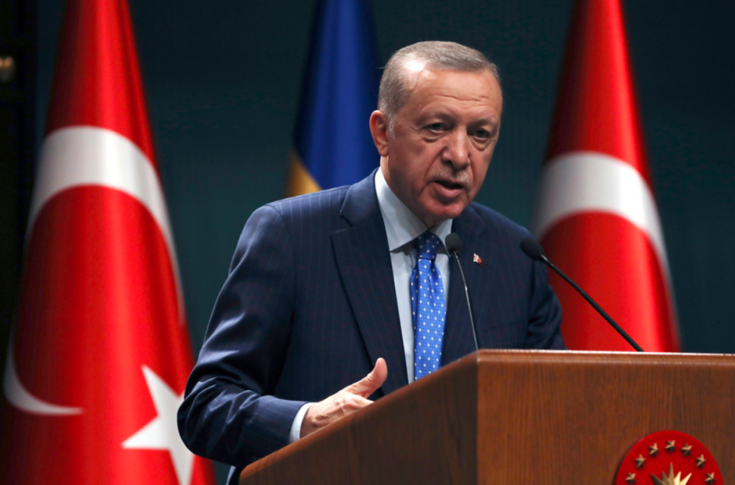 Turkiets president Recep Tayyip Erdogan.