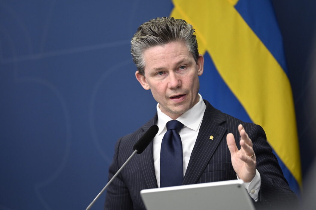 Försvarsminister Pål Jonson.