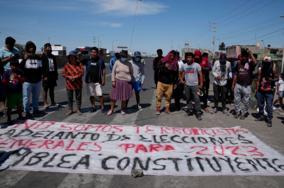 Protester, där demonstranter kräver president Dina Boluartes avgång, har pågått sedan expresident Pedro Castillio avsattes och frihetsberövades i december.