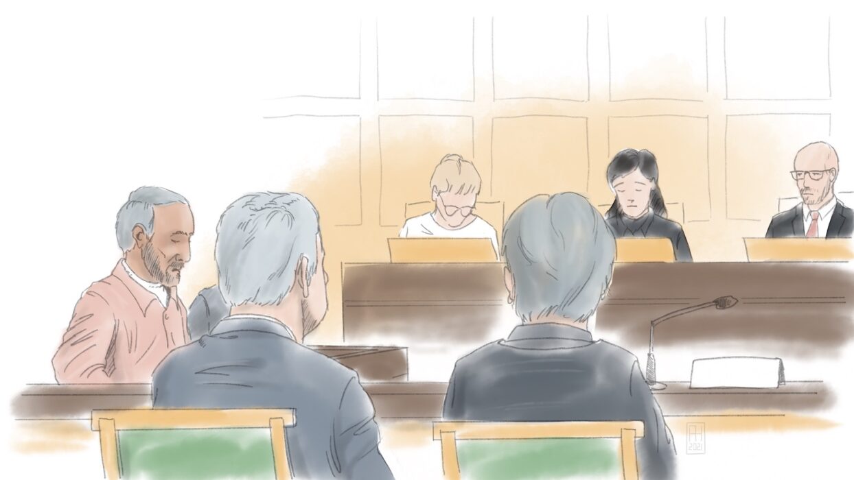 Den krigsbrottsåtalade Hamid Noury förhörs i Stockholms tingsrätt.