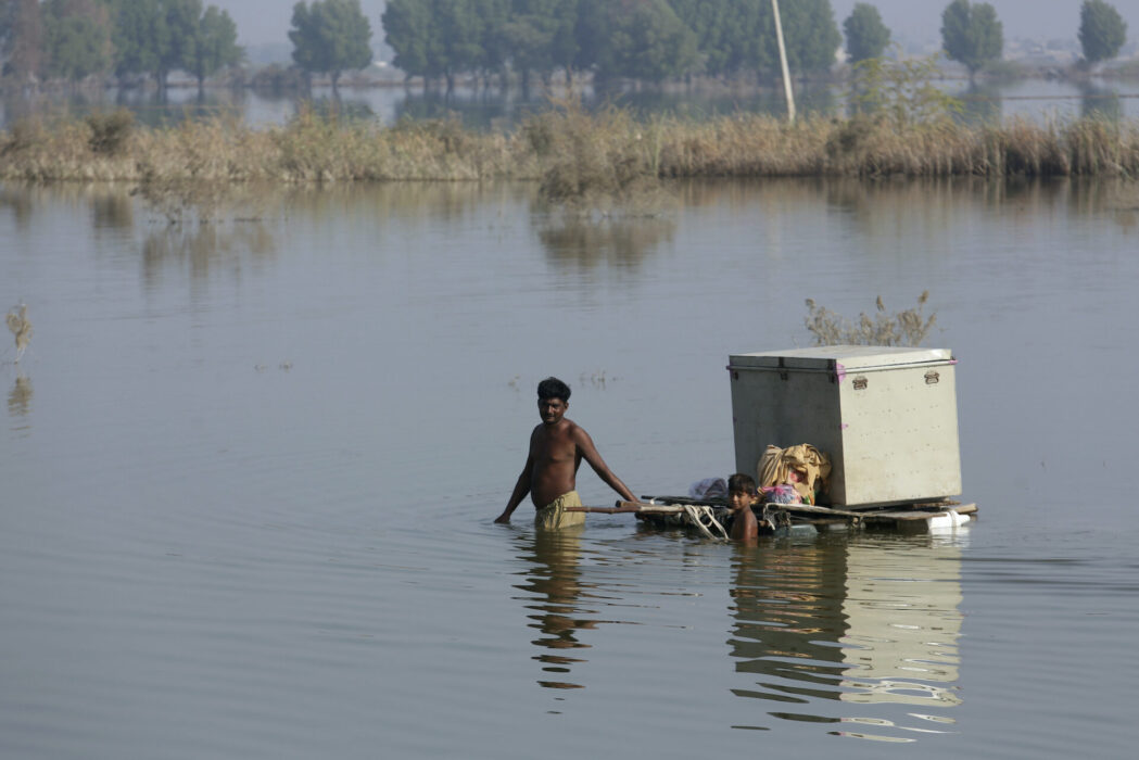 Bild från Sindhprovinsen i södra Pakistan i slutet av oktober.