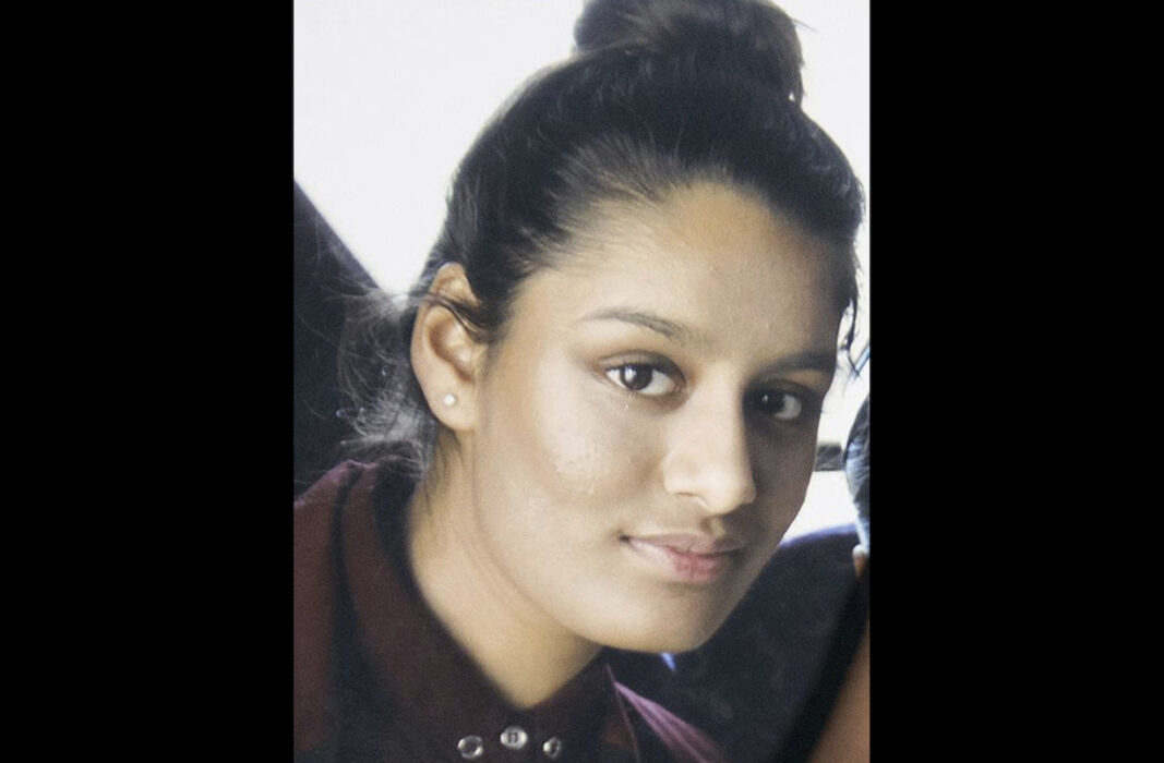 Shamima Begum på ett odaterat foto.