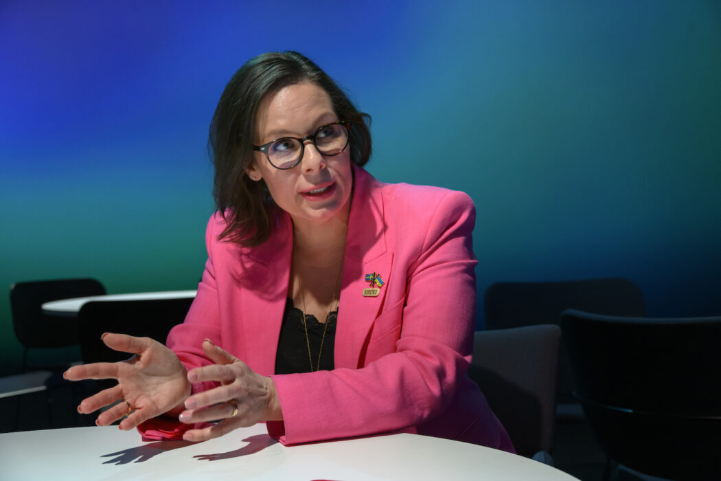 Migrationsminister Maria Malmer Stenergard (M).