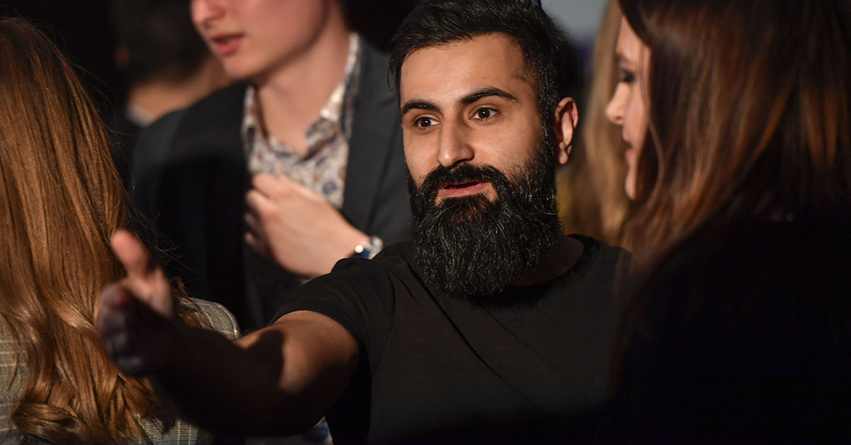 Hanif Bali på Moderaternas valvaka 2019.