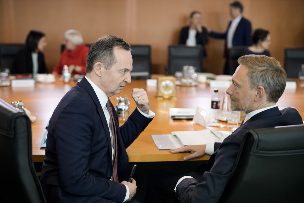 Tysklands transportminister Volker Wissing (t.