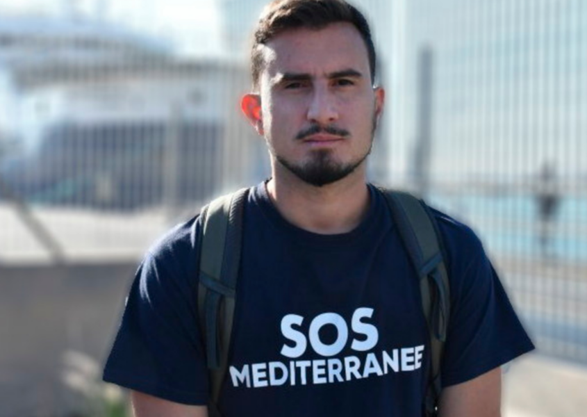 Francesco Creazzo vid hjälporganisationen SOS Méditerranée, som jobbar med att undsätta nödställda i Medelhavet.