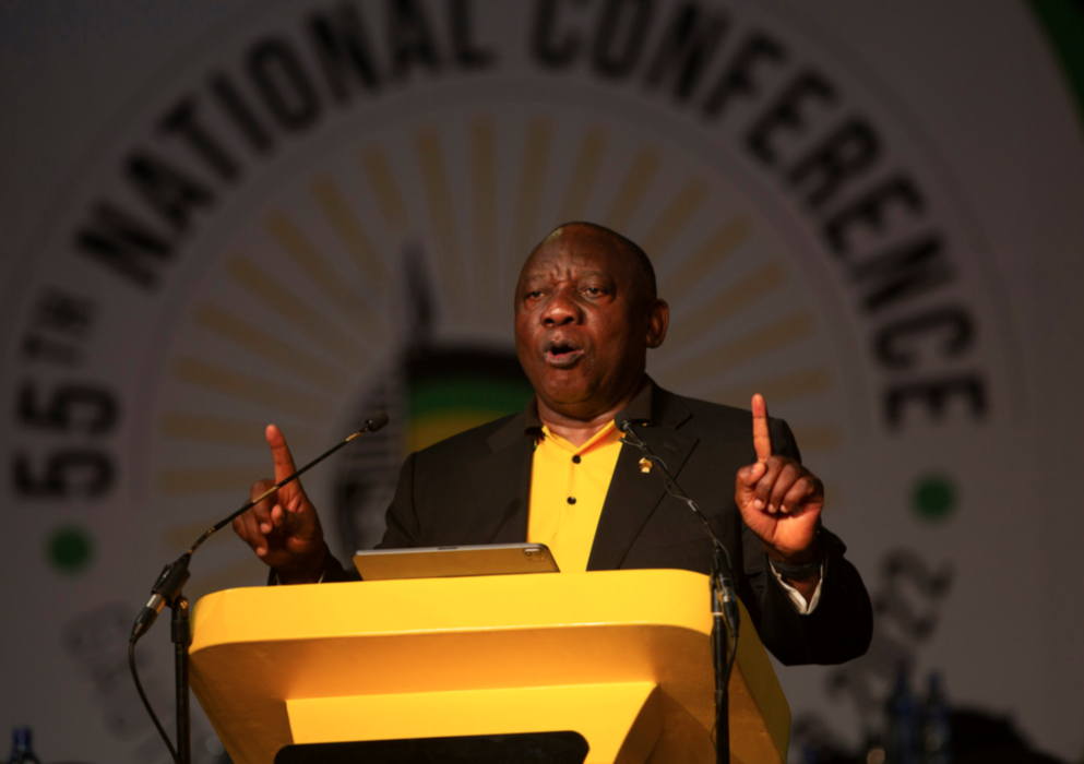Sydafrikas president Cyril Ramaphosa.