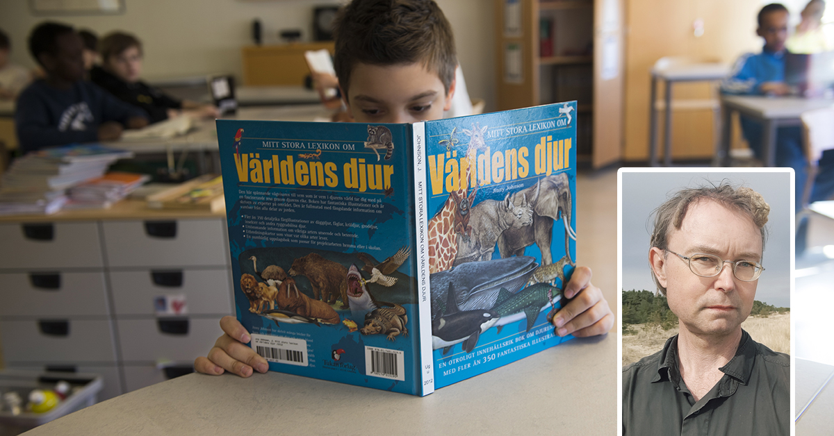 Lässtund i fyran i en skola i Enköping.