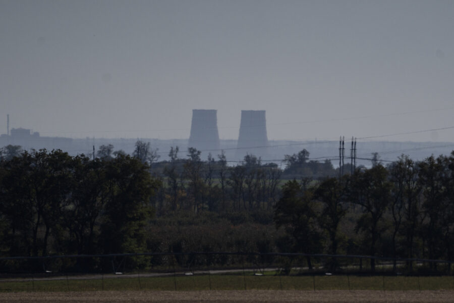 Kärnkraftverket i Zaporizjzjas län är Ukrainas största och ett av de största i världen.