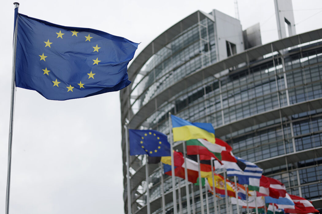 EU-parlamentets byggnad i Strasbourg.