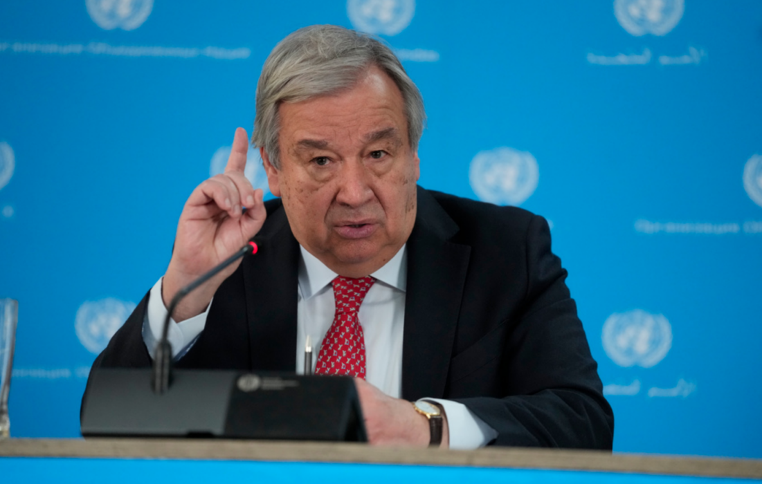 FN:s generalsekreterare Antonio Guterres.