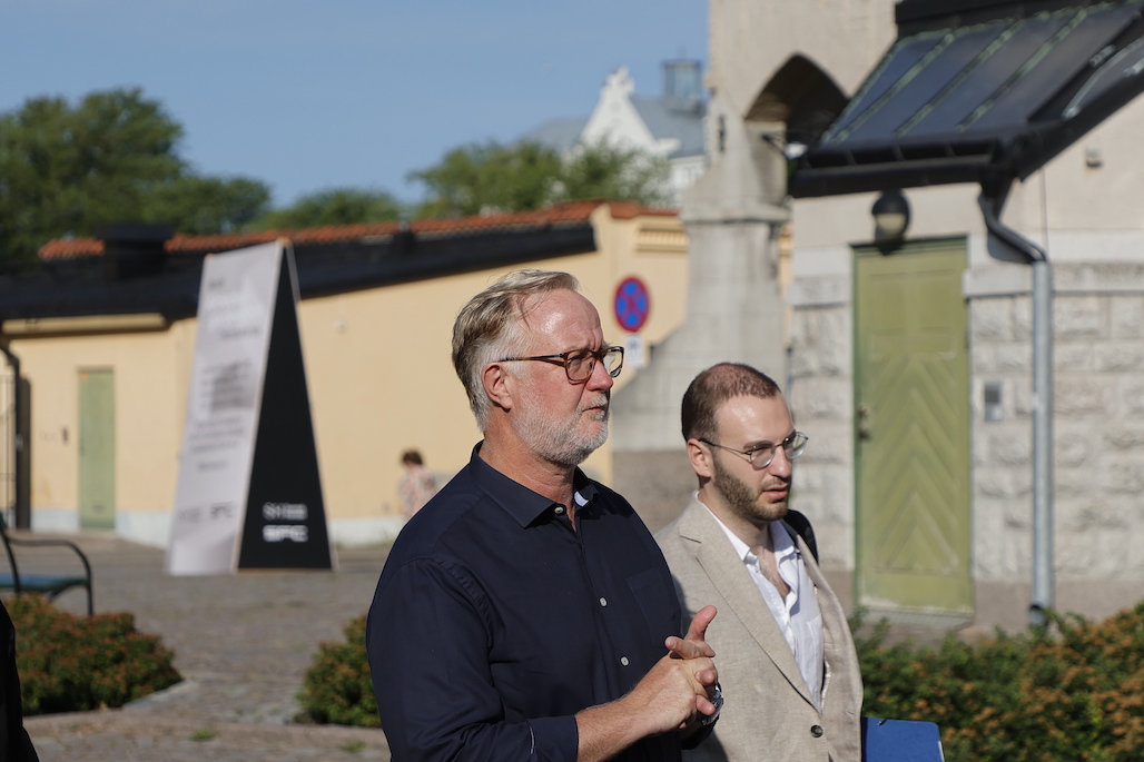 Liberalernas Johan Pehrson (L) under politikerveckan i Almedalen.