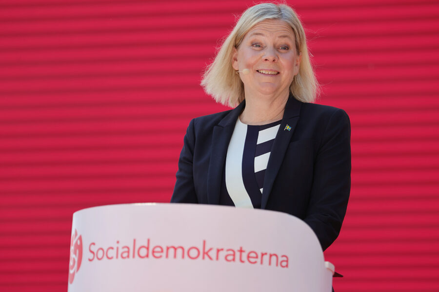 Medvind för Magdalena Andersson och hennes Socialdemokrater.