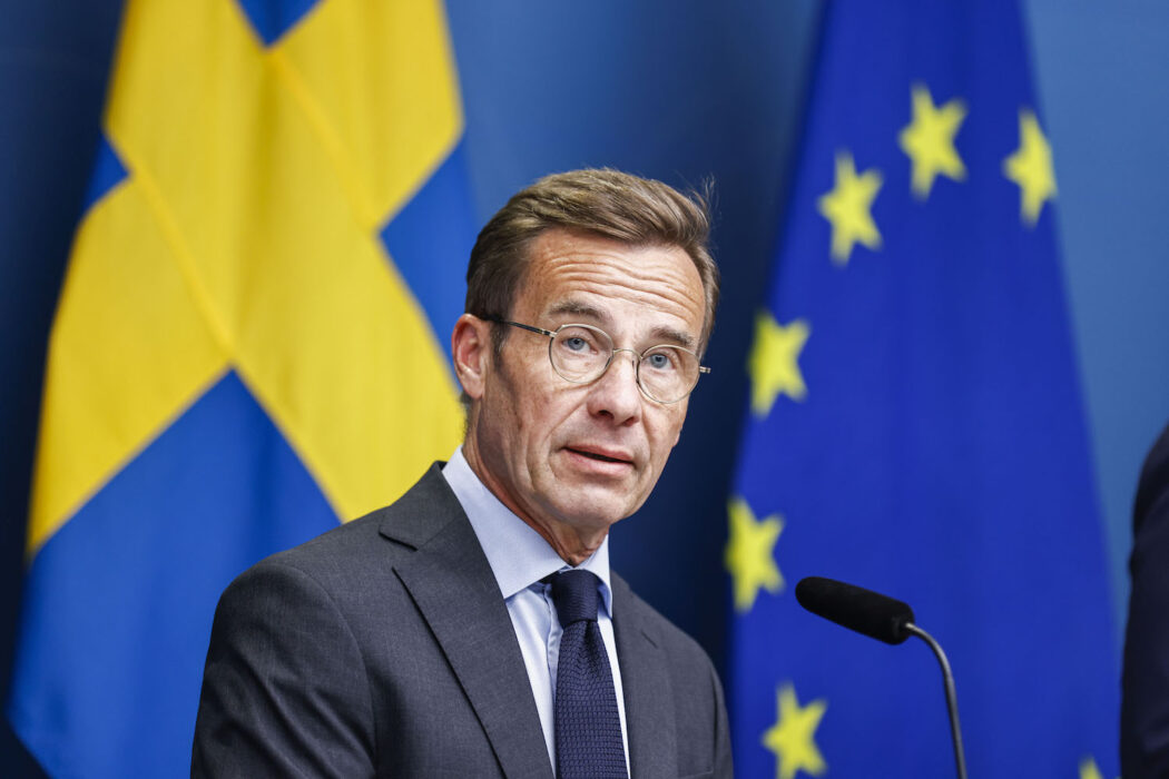 Statsminister Ulf Kristersson (M).