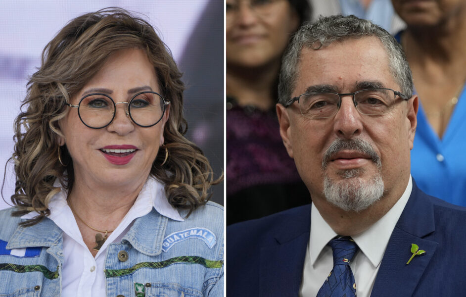 Sandra Torres och Bernardo Arevalo är de två presidentkandidater som återstår i sista valomgången i Guatemala.